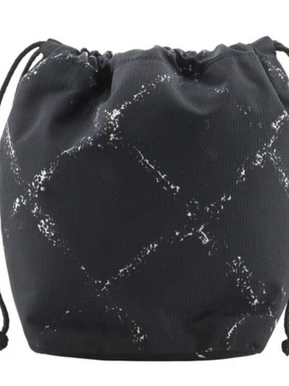 CHANEL Travel line Pouch purse black Nylon Women